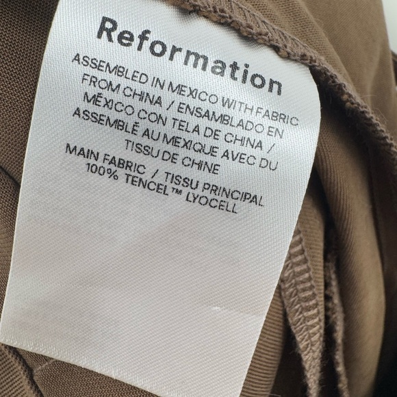 Reformation Mason Pants Size 0 B2326 - Picture 6 of 7